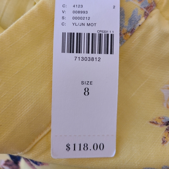 Wide leg floral dress pants from Anthropology - Picture 4 of 4